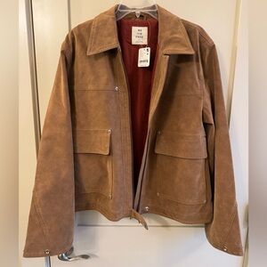 Free People Vegan Suede Jacket